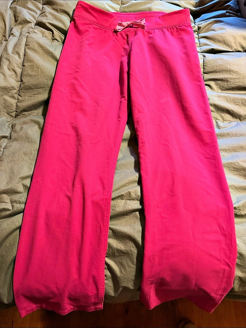 FIGS Livingston Basic Scrub Pants Straight Leg Pink Medium